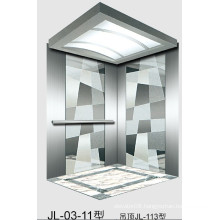 Passenger Elevator with Titanium Golden Stainless Steel Ceiling